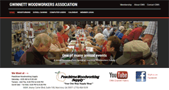 Desktop Screenshot of gwinnettwoodworkers.com